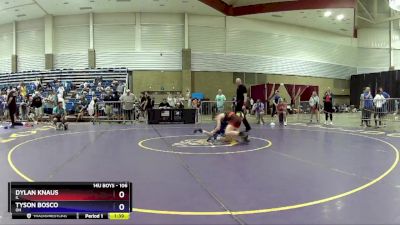 106 lbs Cons. Round 4 - Dylan Knaus, IL vs Tyson Bosco, OH