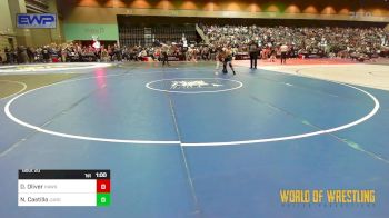 145 lbs Round Of 16 - David Oliver, Hawkeye WC vs Noah Castillo, Jungle Cats Wrestling Club