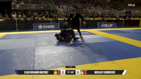 Nicolas P Longnecker vs Elijah Benjamin Martinez 2025 Pan Kids Jiu-Jitsu IBJJF Championship