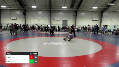 72 lbs 3rd Place - Slade Bell, Grindhouse Wrestling vs Kramer King, Level Up Wrestling Center