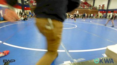 80 lbs Quarterfinal - Judson Gann, Barnsdall Youth Wrestling vs Brennon Roblyer, Team Tulsa Wrestling Club