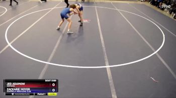 126 lbs Cons. Round 3 - Jed Adamow, Wayzata vs Zackarie Moyer, Guerrilla Wrestling Club