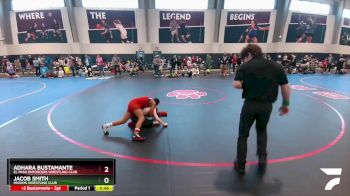 100 lbs Cons. Round 3 - Adhara Bustamante, El Paso Enforcers Wrestling Club vs Jacob Smith, Mission Wrestling Club