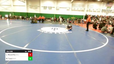 116 lbs Consi Of 32 #2 - Liam Mccarthy, Wallkill vs Mathew Tucci, Bayport-bluepoint