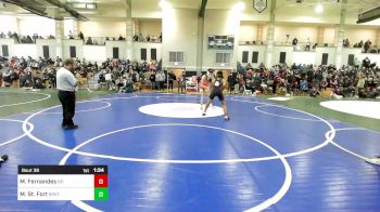 126 lbs Round Of 32 - Matthew Fernandes, Bridgewater-Raynham vs Malachi St. Fort, Brockton