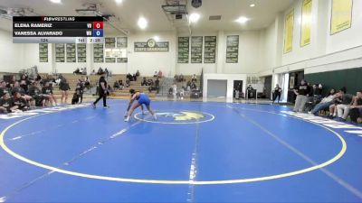 124 lbs Finals (2 Team) - Vanessa Alvarado, Westcliff vs Elena Rameriz, Vanguard