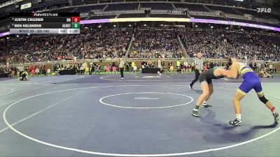 D3-190 lbs Champ. Round 1 - Justin Crozier, Ida vs Ben Kelenske, Olivet