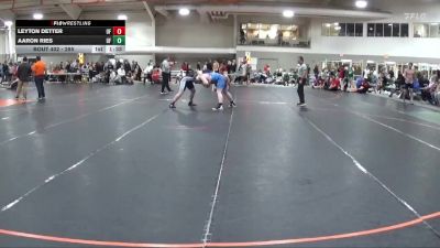 285 lbs Cons. Round 1 - Aaron Ries, Wheeling University vs Leyton Detter, Grand Valley State