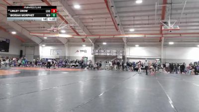 115 lbs Champ. Round 3 - Moriah Morphet, Whiteland Community vs Linley Crow, Liberty Center High School