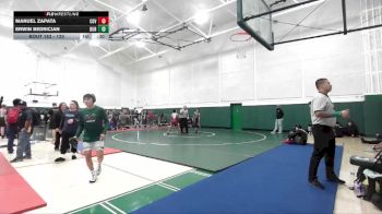 120 lbs Cons. Round 1 - Erwin Bedrician, Burbank vs Manuel Zapata, Covina