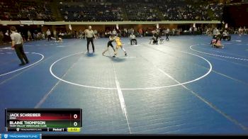 98 lbs Cons. Round 4 - Jack Schreiber, Iowa vs Blaine Thompson, Team Valley Wrestling Club