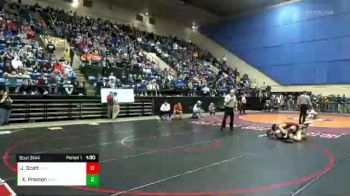 3 lbs Quarterfinal - Xavier Preston, William Byrd vs Jordan Scott, Liberty Christian Academy