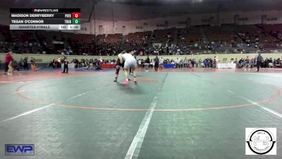 200 lbs Quarterfinal - Madison Derryberry, Poteau vs Tegan O'Connor, Tough N Technical Wrestling Club