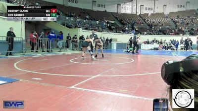 101 lbs Consi Of 16 #1 - Destiny Clark, Sallisaw Wrestling vs Kye Barnes, Vian