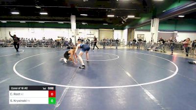 120 lbs Consi Of 16 #2 - Caiden Root, NC vs Shay Krysinski, PA