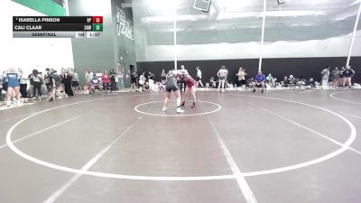 155 lbs Semifinal - Isabella Pinson, Ray Pec vs Cali Claar, Spring Hill Wrestling