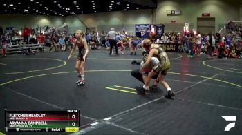 70 lbs Round 2 (6 Team) - Fletcher Headley, Ares Black vs Aryanna Campbell, Beast Mode WA