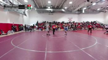 126 lbs Cons. Round 5 - Alfonso Aragon, Greeley West vs Lorenzo Arellano, Fort Lupton