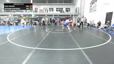 140 lbs Semifinal - Alex Wilson, Sly Fox Orange - HSC vs Giovanni Goffredo, Centurion - HSC