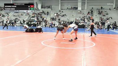 132 lbs Round Of 64 - JayAnna Hahn, NJ vs Yasmin Bido, RI