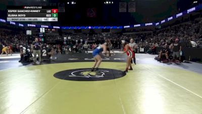 190 lbs Consi Of 16 #2 - Esper Sanchez-Kinney, Lakewood (SS) vs Elisha Boyd, Rocklin (SJ)