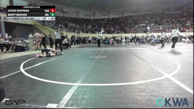 67 lbs Semifinal - Jaxon Huffman, Team Tulsa Wrestling Club vs Brett Brooks, Shelton Wrestling Academy