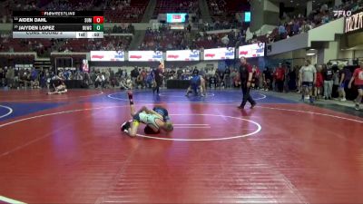 90 lbs Cons. Round 3 - Jaiyden Lopez, Scrap Yard Garage vs Aiden Dahl, Baker Wrestling Club
