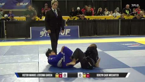 Deklyn Cade McCarter vs Victor Manuel Ledesma Garcia 2026 Pan Kids Jiu-Jitsu IBJJF Championship