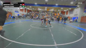 113 lbs Champ. Round 1 - Sebastian Lopez, Rim Of The World vs Enrique Flores, Norwalk