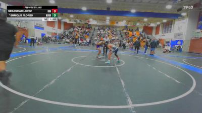 113 lbs Champ. Round 1 - Sebastian Lopez, Rim Of The World vs Enrique Flores, Norwalk