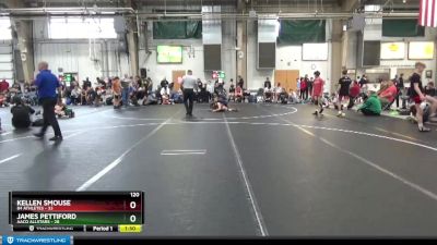 120 lbs Round 7 (8 Team) - Kellen Smouse, 84 Athletes vs James Pettiford, AACO Allstars