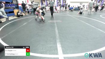 46 lbs Round Of 32 - Brantley Clipper, Norman North vs Piper Schadegg, Skiatook Youth Wrestling