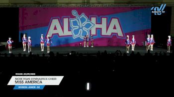 More Than Gymnastics Cheer - Miss America [2025 L2 Junior - D2 03/09/2025] 2025 Aloha Indy Showdown