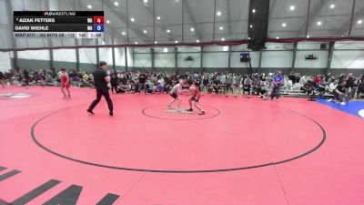 16U Boys GR - 113 lbs Cons. Round 3 - Aizak Fetters, WA vs David Wiehle, WA