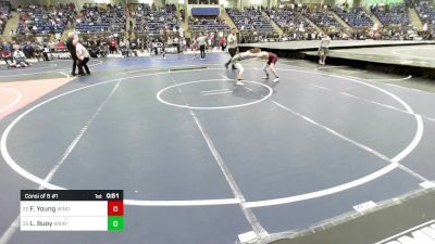 100 lbs Consi Of 8 #1 - Finnegan Young, Windsor vs Lance Buoy, Wray Eagles
