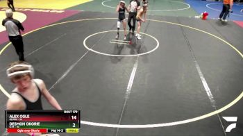 110 lbs Cons. Round 1 - Brock Martig, Border West vs Caiden Gansen, Pine Island