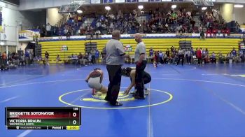 135 lbs Champ. Round 1 - Bridgette Sotomayor, Liberty vs Victoria Braun, WESTERVILLE NORTH