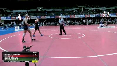 144 lbs Placement Matches (8 Team) - Richie Grungo, St. Augustine Prep vs Patrick Jordon, New Kent