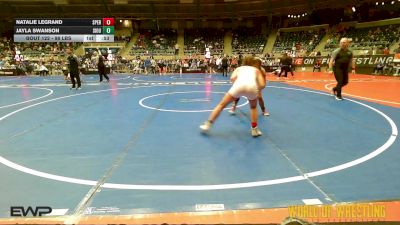 98 lbs Consi Of 8 #1 - Natalie LeGrand, Sperry Wrestling Club vs Jayla Swanson, Siouxland Wrestling Academy