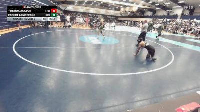 125 lbs Champ. Round 2 - Robert Armstrong, Brockport vs Deven Jackson, Elizabethtown