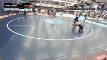 125 lbs Champ. Round 2 - Robert Armstrong, Brockport vs Deven Jackson, Elizabethtown