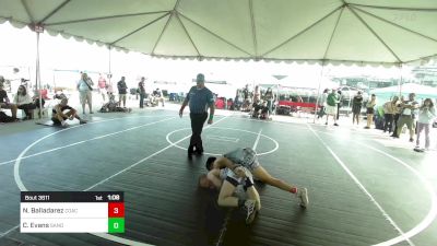 113 lbs Round Of 16 - Noah Balladarez, Coachella Valley WC vs Conley Evans, Sanderson Wr Ac