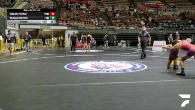 Schoolboys - 105 lbs Semis - Isaiah Reyes, Scotsmen Wrestling Club vs Atlas Perez, Valley Vandals Wrestling Club