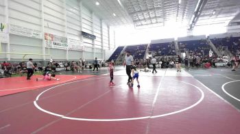 46 lbs 5th Place - Kiah Alcon, Stout Wrestling Academy vs Zachary Barry, Inland Elite WC