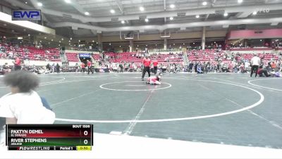 60 lbs Cons. Round 2 - Paxtyn Demel, El Dorado vs River Stephens, Abilene