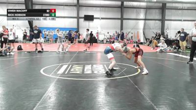 90 lbs Rr Rnd 8 - Owen Macoff, M2 Training Center - K8 vs Nick Hobson, CT Whale - K8