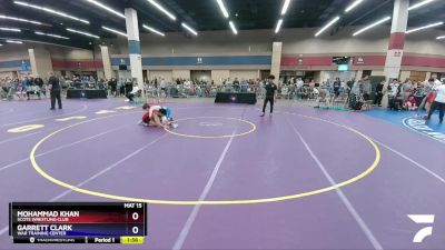 126 lbs Champ. Round 1 - Mohammad Khan, Scots Wrestling Club vs Garrett Clark, WAR Training Center