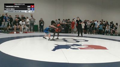 55 kg Champ. Rd Of 32 - Montero Royal, Sons Of Thunder Wrestling vs Nico Emili, The Hunt Wrestling Club