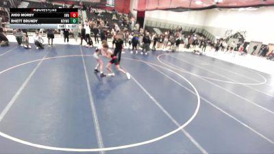 102-112 lbs Round 3 - Rhett Brundy, North Summit Youth Wrestling Club vs Judd Morby, Sanderson Wrestling Academy