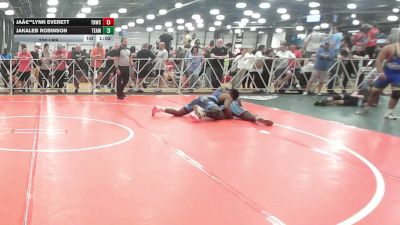 220 lbs Rr Rnd 2 - Jaâ€™lynn Everett, TNWC White - HSB vs Jakaleb Robinson, Team Dark Horse Black - HSB